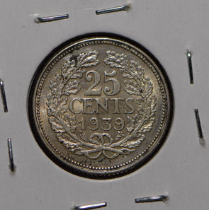 Netherlands 1939 25 Cents  291696 combine shipping