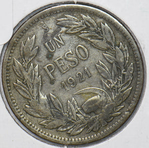 Chile 1921 S 50 Centavos Condor animal 295153 combine shipping