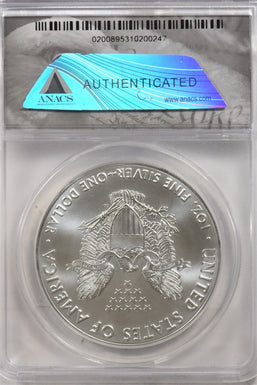 2016 Silver Eagle ANACS MS69 NI0025