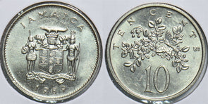 Jamaica 1989 10 Cents 904644 combine shipping