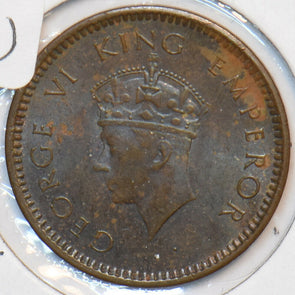 British India 1939 C 1/2 Pice UNC 194538 combine shipping
