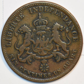 Haiti 1850 6 1/4 Centimes 491260 combine shipping