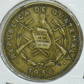 Guatemala 1936 1 Centavo Bird animal  290426 combine shipping