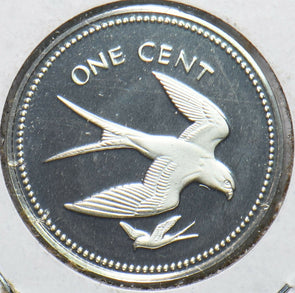 Belize 1974 Cent Swallow-tailed Kite animal Proof 192834 combine shipping