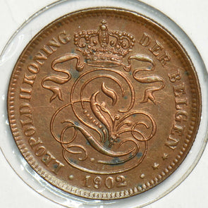 Belgium 1902 2 Centimes 298538 combine shipping