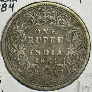 British India 1884 Rupee 240715 combine shipping