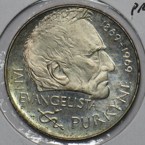 Czechoslovakia 1969 25 Korun Lion animal Proof 296786 combine shipping