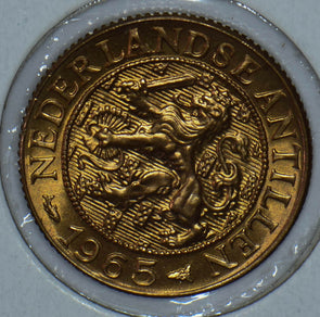 Netherlands Antilles 1965 Cent Lion animal 150431 combine shipping