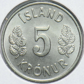 Iceland 1973 5 Kronur Dragon animal Bull 192374 combine shipping