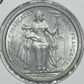 French New Caledonia 1949 Franc Bird animal 196933 combine shipping