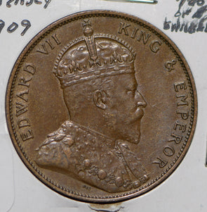 Jersey 1909 1/12 Shilling Lion animal  291747 combine shipping