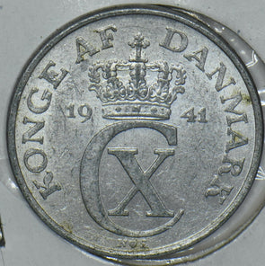 Denmark 1941 2 Ore 290946 combine shipping