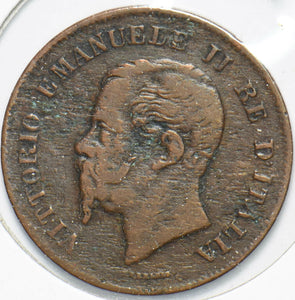 Italy 1862 Vittorio Emanvele II 5 Centesimi Honey Bee animal 192225 combine shi