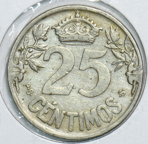 Spain 1925 25 Centimos 299102 combine shipping