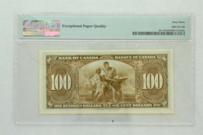 Canada 1937 100 Dollars PMG Choice UNC 63EPQ Bank of Canada. BC-27b. D Gordon G