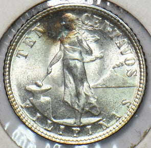 Philippines 1945 D 10 Centavos Eagle animal BU 294801 combine shipping