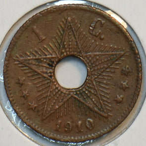 Belgium Congo 1910 Centime 151946 combine shipping