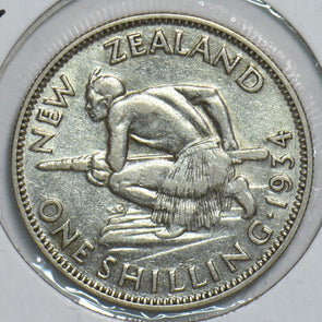 New Zealand 1934 Shilling 298654 combine shipping