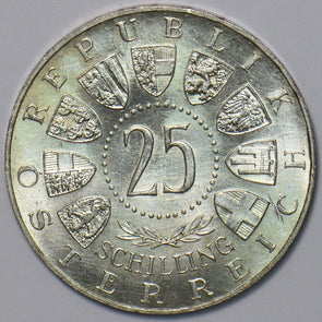 Austria 1963 25 Schilling 194056 combine shipping