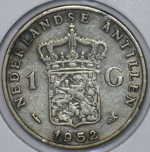 Netherlands Antilles 1952 Gulden Lion animal 150816 combine shipping