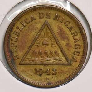 Nicaragua 1943 2 Centavos 199132 combine shipping