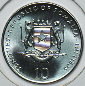 Somalia 2000 10 Shillings Horse animal Asian Astrology Series 190663 combine shi