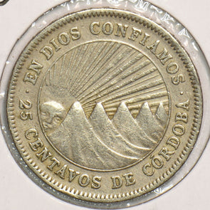 Nicaragua 1950 25 Centavos 199116 combine shipping