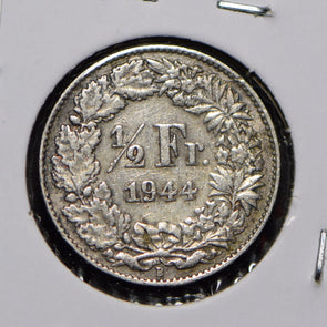 Switzerland 1944 1/2 Franc  900758 combine shipping