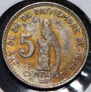 Guatemala 1948 5 Centavos Quetzal animal  150122 combine shipping