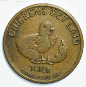 1970 's Comic coin 0 chickens get laid 298618 combine shipping