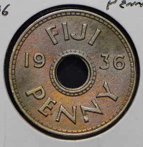 Fiji 1936 Penny  901754 combine shipping