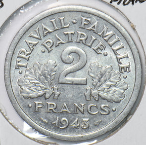 France 1943 2 Francs 190928 combine shipping