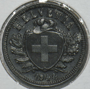 Switzerland 1944 2 Rappen UNC 196214 combine shipping