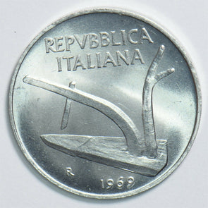 Italy 1969 10 Lire 0 298617 combine shipping