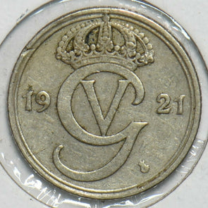 Sweden 1921 25 Ore 197184 combine shipping