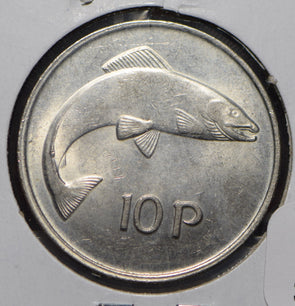 Ireland 1980 10 Pence Fish animal  291762 combine shipping