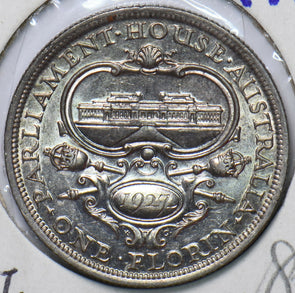 Australia 1927 Florin 294880 combine shipping