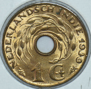 Netherlands East Indies 1939 Cent BU 291568 combine shipping