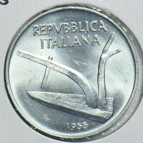 Italy 1955 10 Lire 0 298567 combine shipping