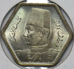 Egypt 1944 AH1364 2 Piastres 292725 combine shipping
