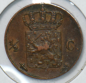 Netherlands 1857 1/2 Cent 490113 combine shipping