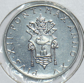 Vatican 1953 Lire Ch BU 198657 combine shipping