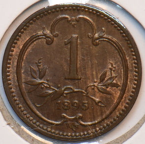 Austria 1895 Heller Eagle animal 193387 combine shipping