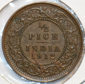 India British 1912 1/2 Pice 151472 combine shipping