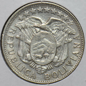 Bolivia 1901 50 Centavos Eagle animal 295889 combine shipping