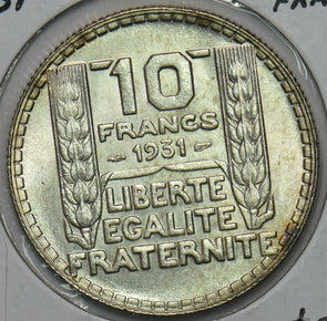 France 1931 10 Francs 491300 combine shipping