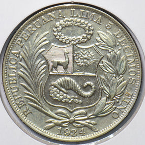 Peru 1934 Sol 293847 combine shipping