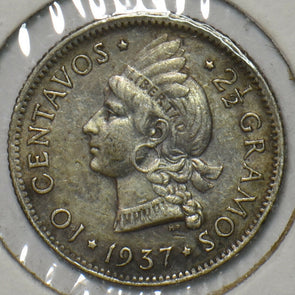 Dominican Republic 1937 10 Centavos 195628 combine shipping