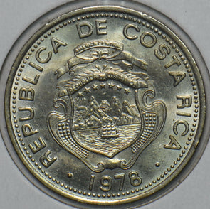 Costa Rica 1978 25 Centimos GEM BU 196286 combine shipping
