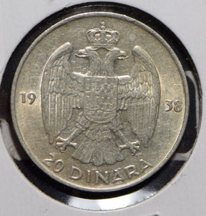 Yugoslavia 1938 20 Dinara  292059 combine shipping